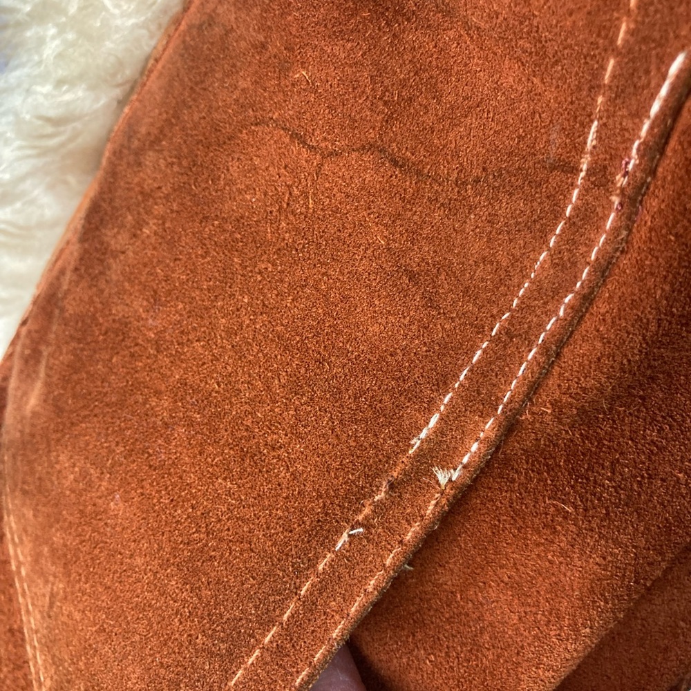 1960s / 1970s Gastown Suede and Shearling Penny Lane Coat - S/M - Picture 14 of 16